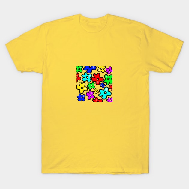 colourful amoeba T-Shirt by Rangelik